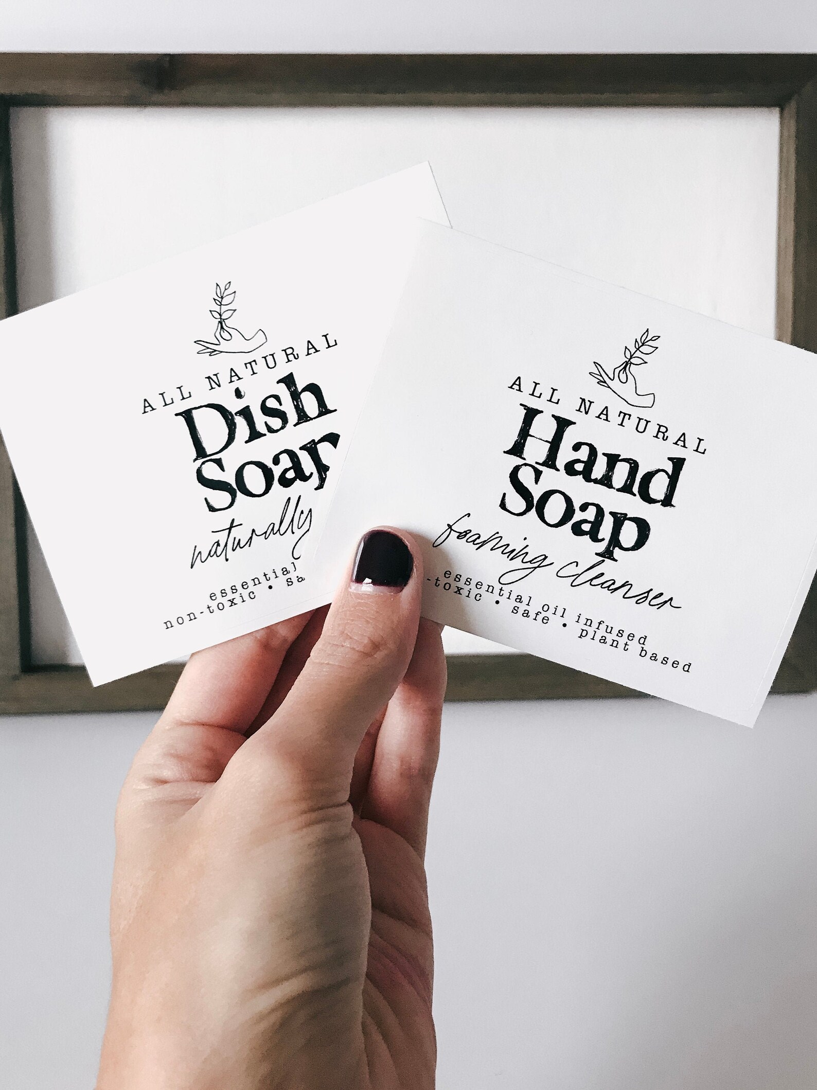 Dish and Hand Soap Labels Hand Soap Label Kitchen Labels Etsy