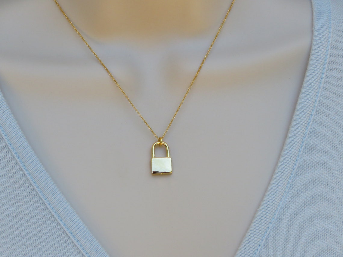 Special Order - 18-karat Gold Lock Necklace main image 0
