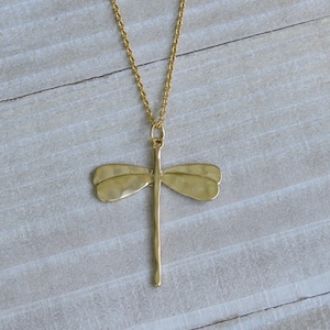 Dragonfly Necklace, Dragonfly jewelry, 14k Gold necklace, Minimalist jewelry, Dragonfly Charm, Dainty Necklace, Gold Necklace, Gift For Her