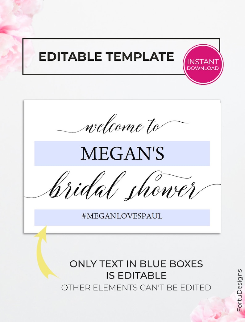 Bridal shower welcome sign Bridal shower decor Bridal shower decorations Hen party sign Bridal welcome sign bridal shower sign FDED1