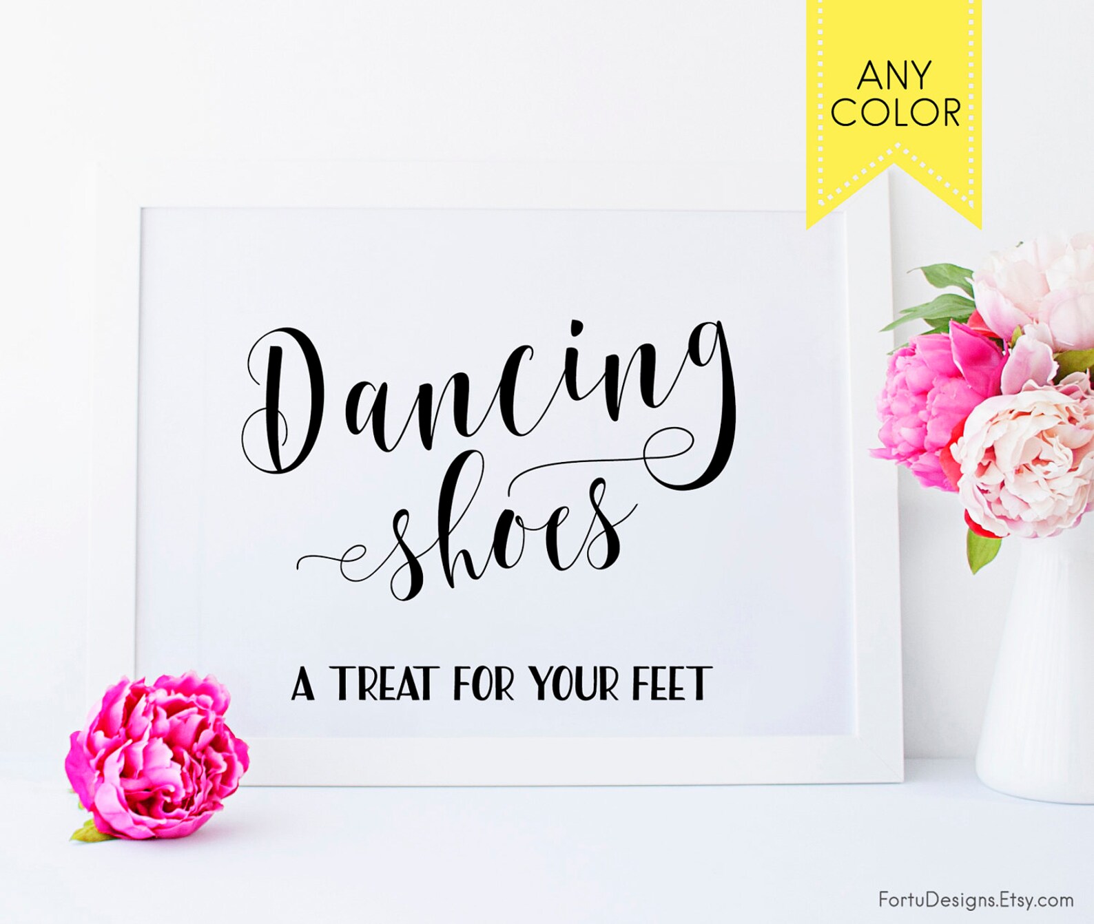 Wedding dancing shoes sign Dancing Shoes wedding signs basket Etsy