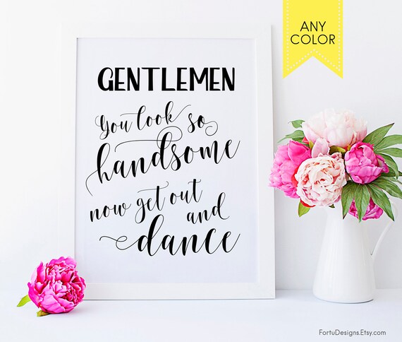 Bathroom Wedding Mens Room Diy Wedding Decor Reception Etsy