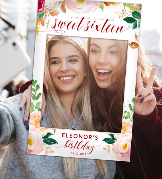 Sweet 16 Photo Booth Props Sweet Sixteen Photo Booth Frame Etsy Sweet 16 Photo Booth Props Sweet Sixteen Photo Booth Frame Etsy