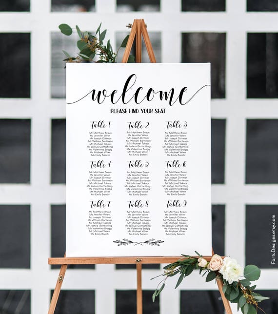 Rustic Seating Chart