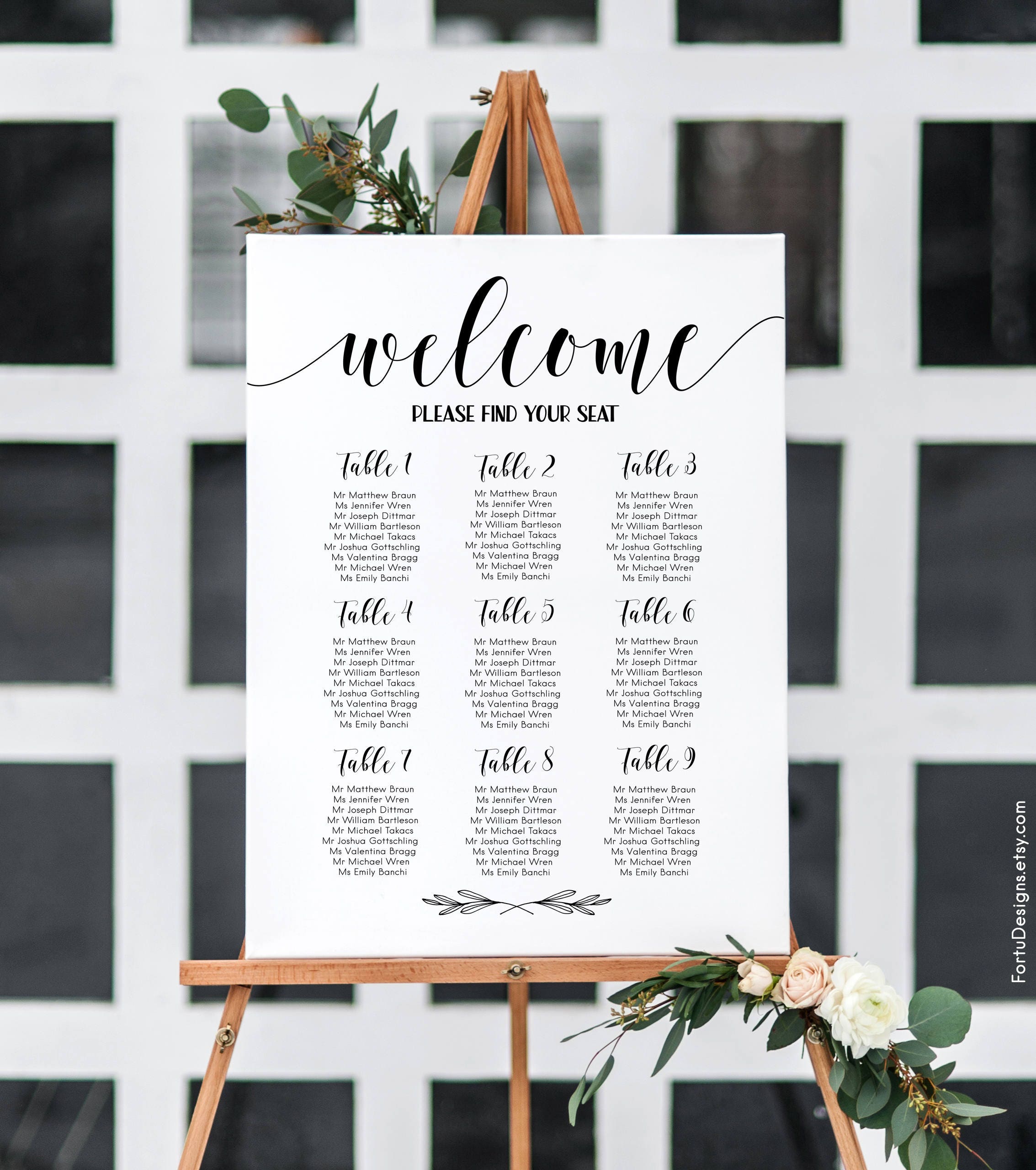 Rustic Seating Chart Rustic Seating Plan Wedding Seating Chart Etsy