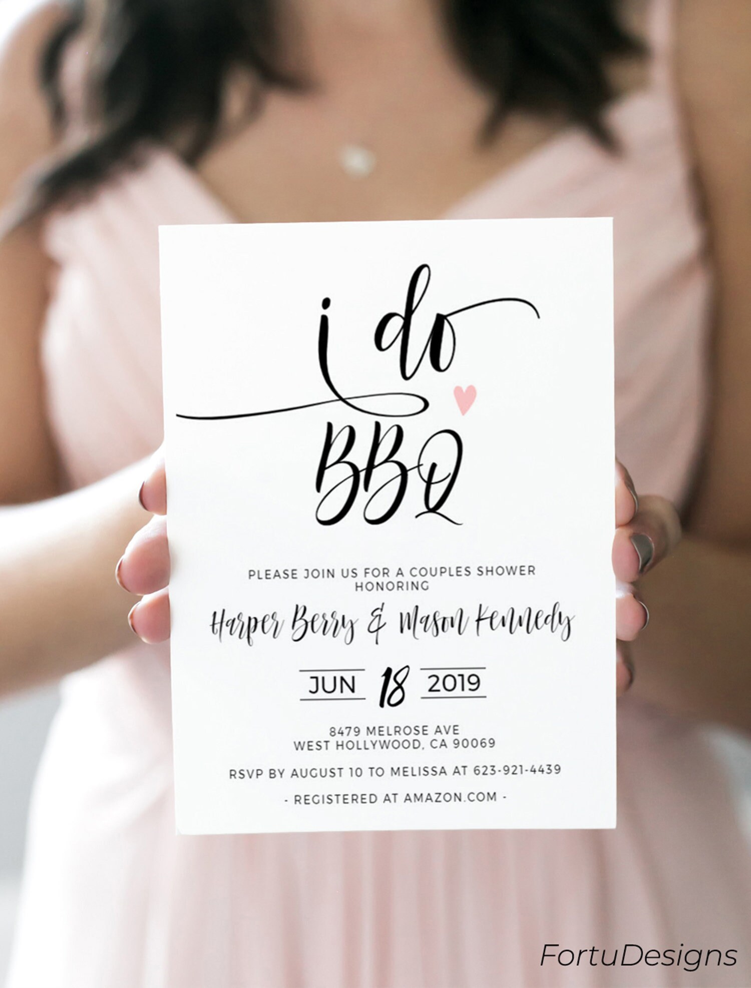 I DO BBQ invitation template Couples shower invitation | Etsy