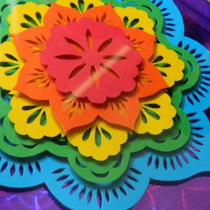 Scultura in carta 3D Mandala