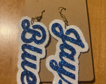 School Spirit Earrings Jesuit Blue Jays