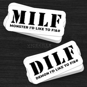 MILF/DILF Stickers