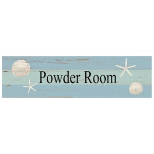 Powder Room Sign