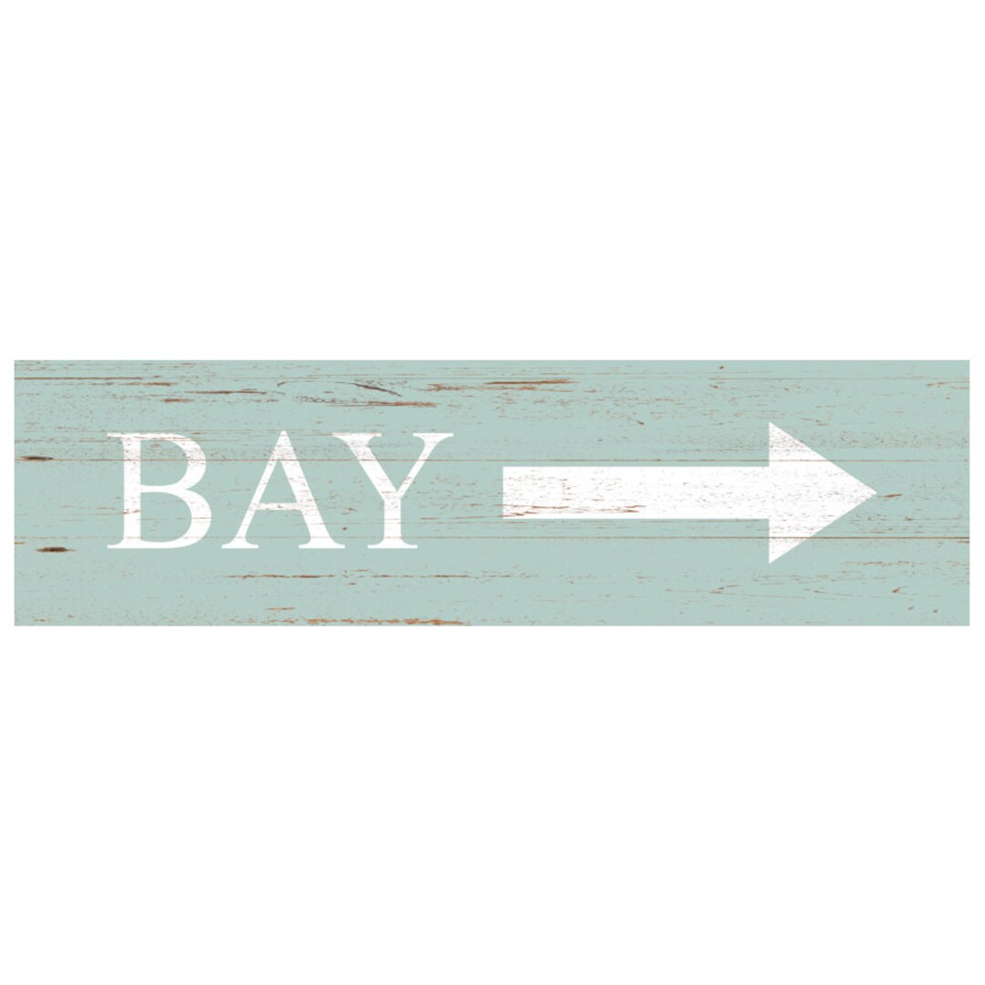Bay Sign- Bay Sign With Arrow - Etsy