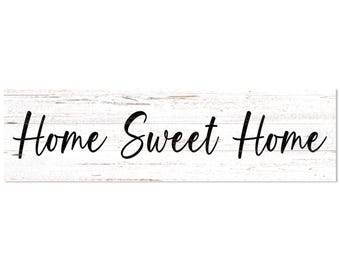 Home Sweet Home Sign - Rustic Entryway Wall Decor