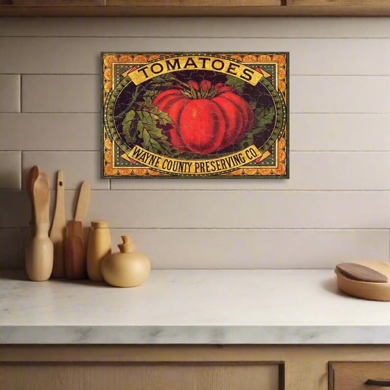 Tomate Sign Tomato Sign- Tomato Preserves Sign- Farmhouse Tomato Wall Sign - Etsy