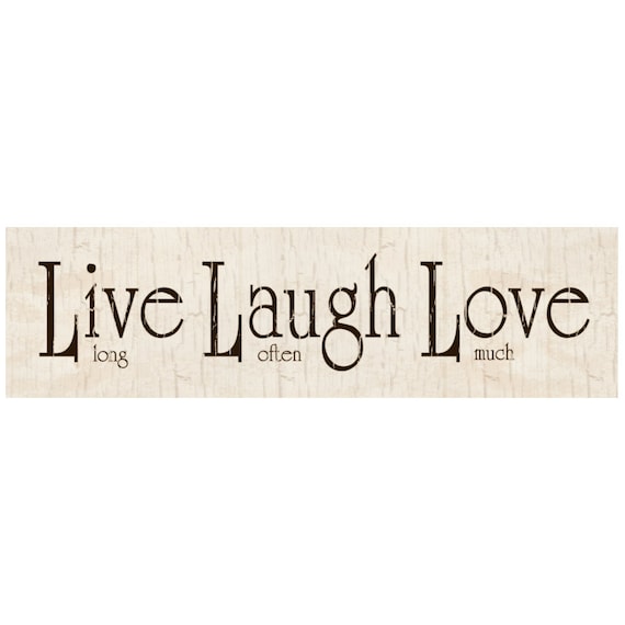 Live Laugh Love Sign Etsy