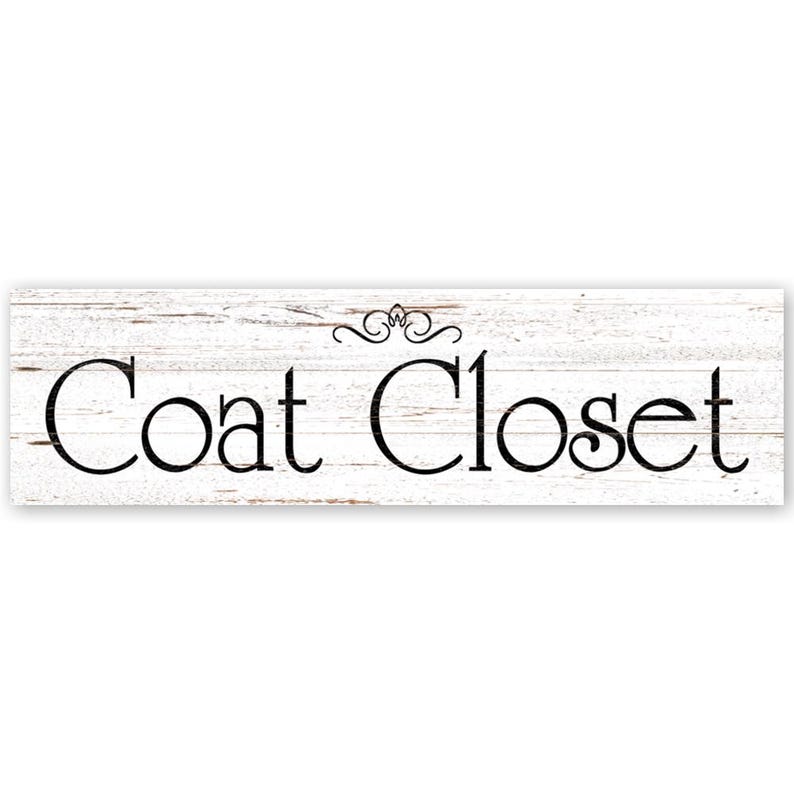 Printable Coat Rack Sign Coat Closet Sign- Above the Door Sign- Room Marker Sign - Etsy