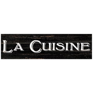 Cartello La Cuisine - Cartello cucina francese - Cartello cucina