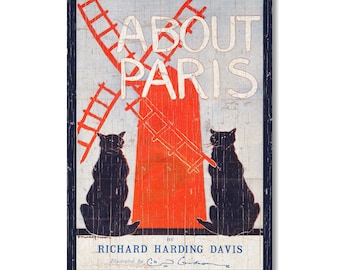Vintage Style Paris Sign - French Wall Decor
