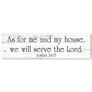 Christian Home Decor: As for Me and My House Sign