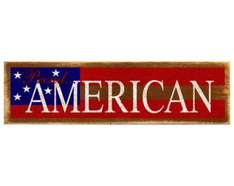 American Spirit- Patriotic Sign to Honor the Land of the Free
