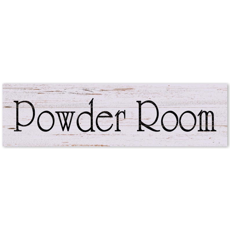 Powder Room Sign- Lavender