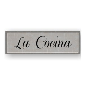La Cocina Sign- Spanish Kitchen Sign