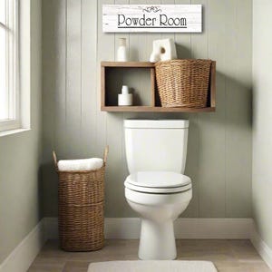 Powder Room Sign - 2