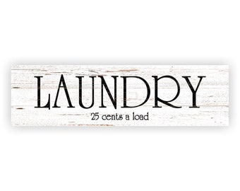 Laundry Room Wall Sign – Rustic Laundry Room Sign – Farmhouse Laundry Sign