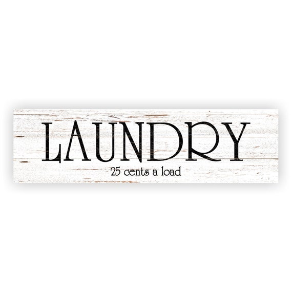 Laundry Sign Etsy