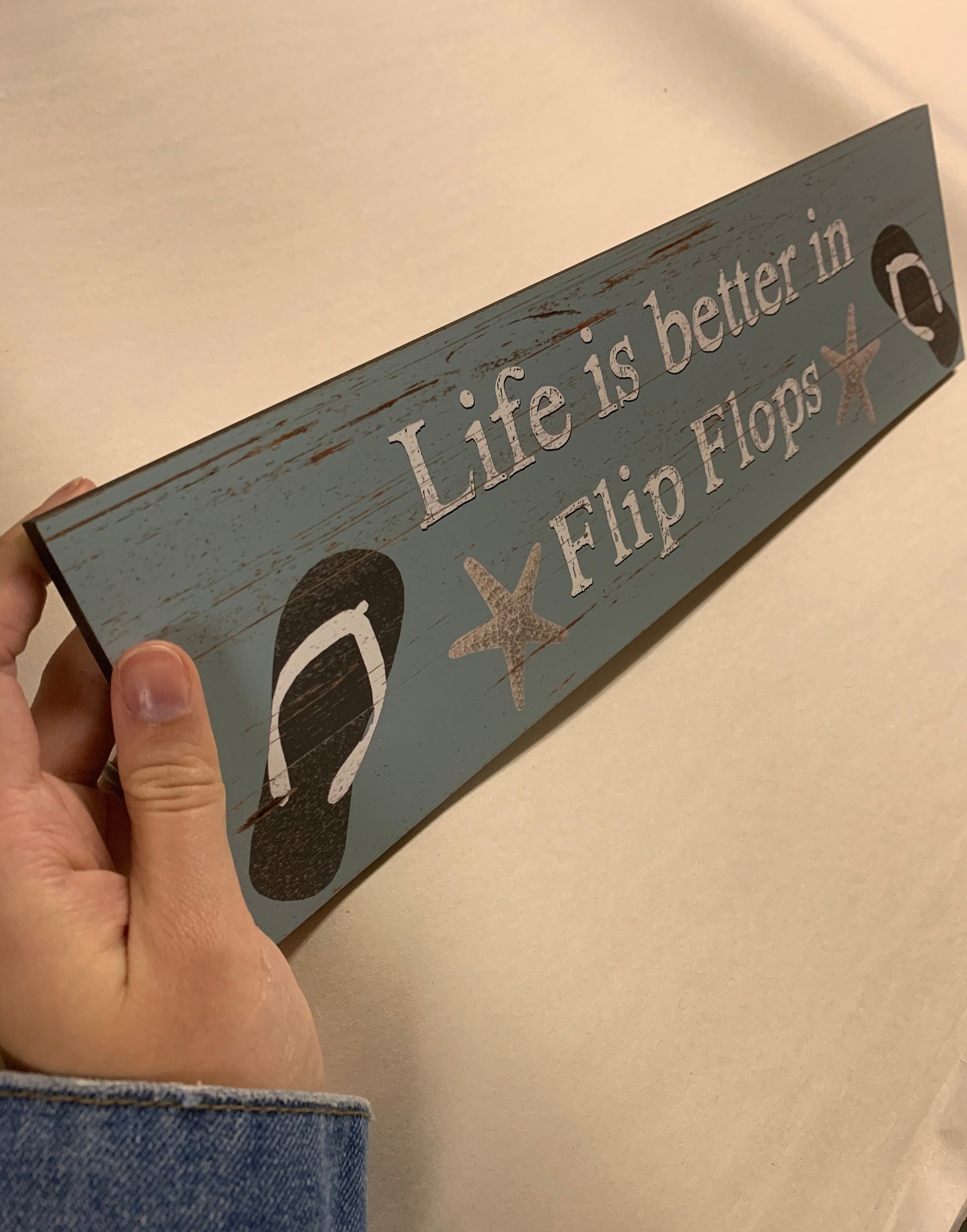 Life is Better in Flip Flops Sign- Beach Sign - Etsy