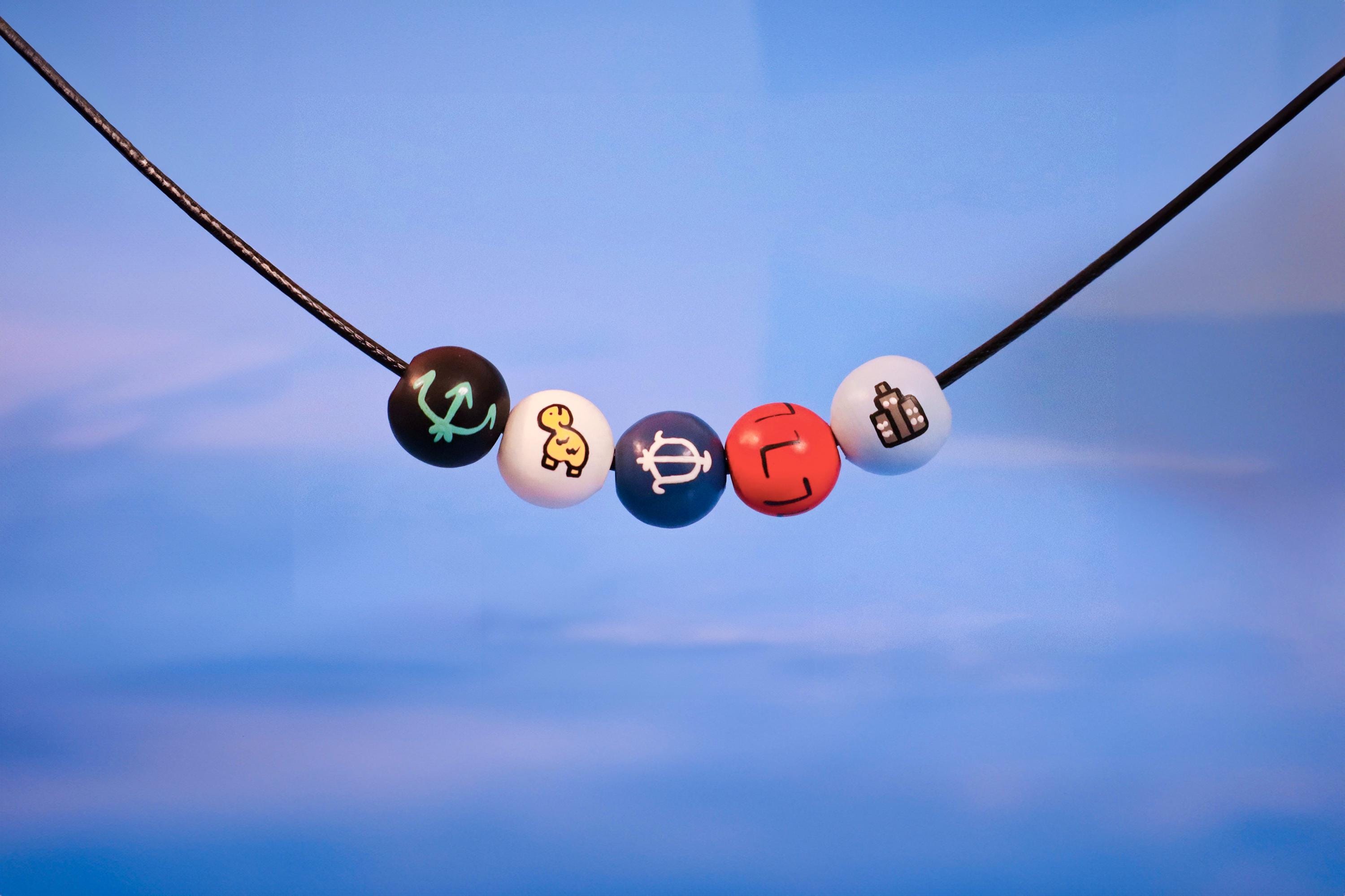 Lot De 2 Colliers Percy Jackson Et Annabeth - Cuir, Daim, Perles Bois - Cosplay Et Quotidien