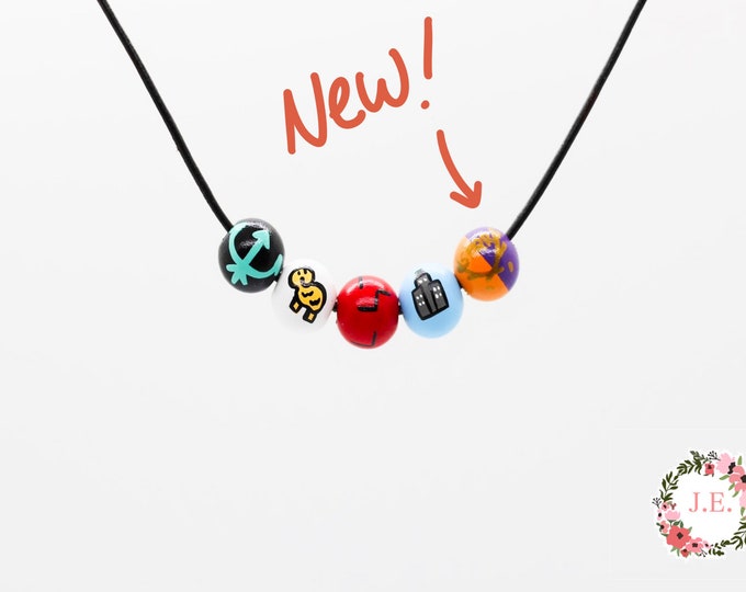 Four Bead Percy Jackson Necklace Heroes of Olympus Bead Etsy