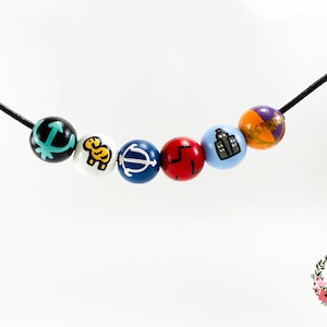 Five Bead Percy Jackson Necklace + Heroes of Olympus Bead