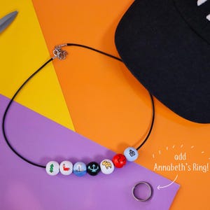 Camp Half-Blood Annabeth Chase Necklace featured in Percy Jackson & the Heroes of Olympus —Hand-Painted Designs for Fans, Cosplay and Gifts