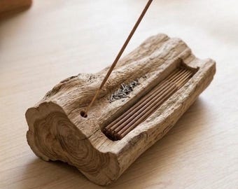 DriftWood Incense Holder | Wood Burner Holder | Gift