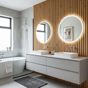 Reclaimed French Oak Wall Panels. Wood Wall Claddings. Wall Covering. image 3