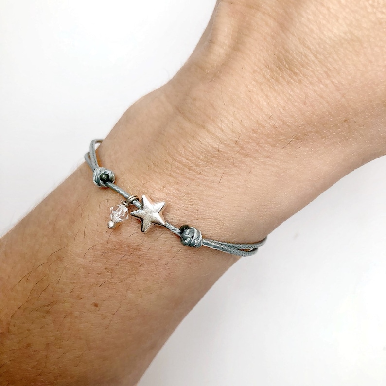 Adult Dainty Star String Bracelet / Minimalist Bracelet / Etsy