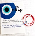 Parent & Child Evil Eye Bracelet Set, Matching Red String Protection Bracelets, Baby Good Luck Gift