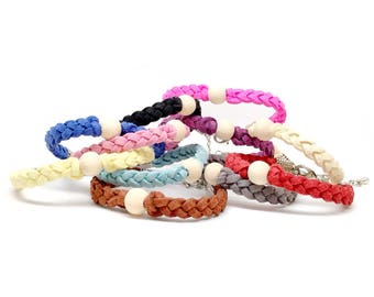 Little Wood Bead Bracelets / Boy Girl diffusing Bracelets/ Essential Oil Diffusers Bracelet / Kids Essential Oil Jewlery /