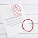 Red String Bracelet with Card / Kabbalah Red Bracelet / Good Luck Bracelet / Chines Lunar New Year Gift /Friendship Bracelet 