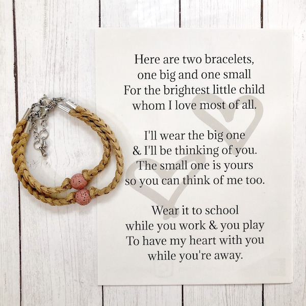 Mom and Child Matching Bracelets Etsy