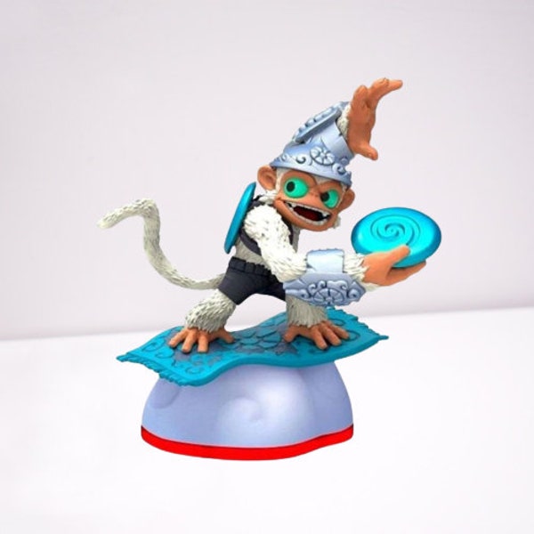 Figurine Skylanders Trap Team Fling Kong avec bonnet rose - Jeux & Jouets