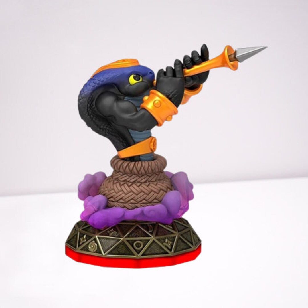 Cobra Cadabra Skylanders Trap Team Figure - Etsy Cobra Cadabra Skylanders Trap Team Figure - Etsy
