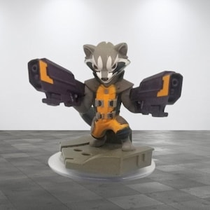 Rocket Raccoon Disney Infinity Guardians of the Galaxy Game Play Figure