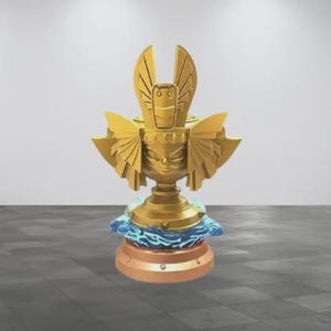 Sea Trophy Golden Queen Skylanders SuperChargers Magic Item Figure