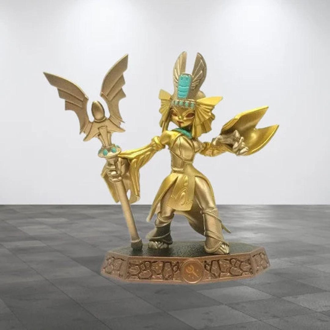 Figurine Golden Queen Skylanders Imaginators Sensei – Compatible PS4, Xbox One, 360, Wii, Switch, PS3