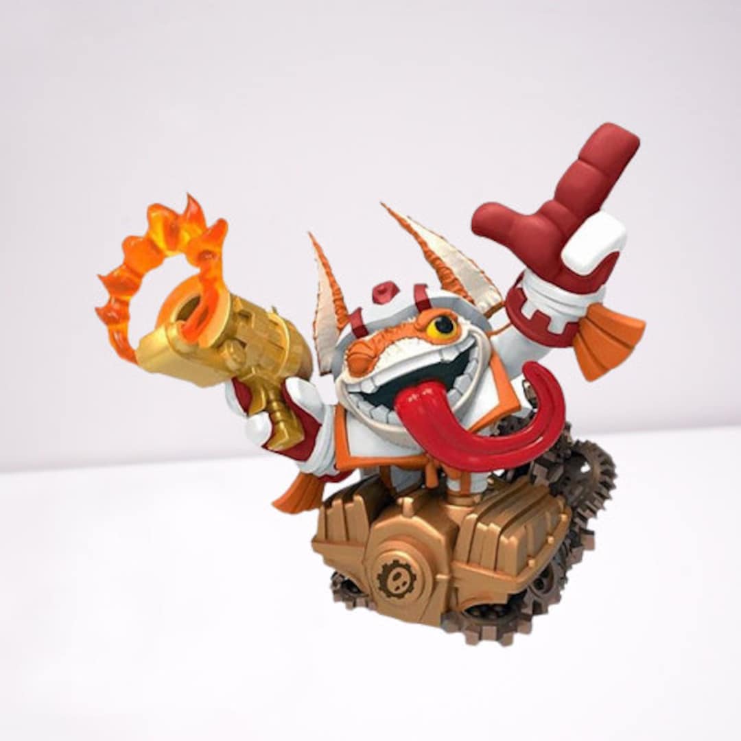 Double Dare Trigger Happy Skylanders Superchargers Figure Etsy