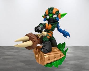 Super Shot Stealth Elf Skylanders Superchargers Life Element Game Play Figure