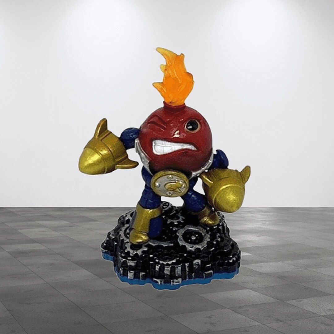 Lightcore Countdown Skylanders Swap Force Fire Element Game Play Figure ...