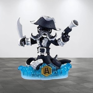 Dark Wash Buckler Skylanders Swap Force Water Element Game Play Figure