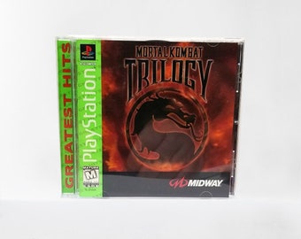 Mortal Kombat Trilogy PlayStation PS1 Complete Greatest Hits Game Tested Authentic